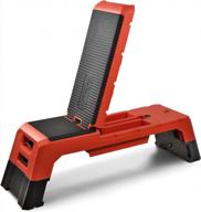 versatile fitness station - yes4all multifunctional deck for cardio workouts, strength training, weight bench, aerobic stepper, and plyometrics box логотип