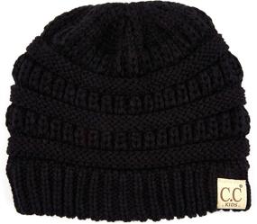 img 2 attached to C C Hatsandscarf Beanie Stretchy YJ 847 KIDS Girls' Accessories : Cold Weather