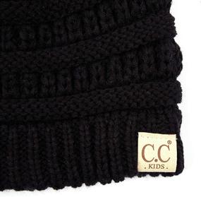 img 1 attached to C C Hatsandscarf Beanie Stretchy YJ 847 KIDS Girls' Accessories : Cold Weather