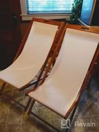 картинка 1 прикреплена к отзыву Расслабьтесь в стиле: комплект пляжных стульев с регулируемой рамой и конструкцией из твердой древесины от Tara Ford
