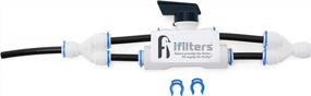 img 1 attached to Efficient 1/4" QC Port IFilters Reverse Osmosis RO Flush Kit Valve For 50 GPD RO System