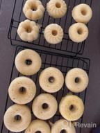 img 1 attached to Get Creative In The Kitchen With Beasea Donut Pan 2 Pack - Non-Stick 6 Cavity Baking Pans For Full-Size Donuts, Bagels, And More! review by Eric Froedge