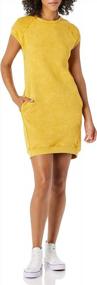 img 4 attached to Women'S Heritage Fleece Cocoon Dress With Pockets By Goodthreads - Short-Sleeve Comfort & Style!