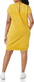 img 1 attached to Women'S Heritage Fleece Cocoon Dress With Pockets By Goodthreads - Short-Sleeve Comfort & Style!
