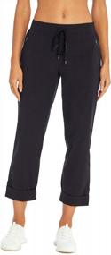 img 3 attached to Stylish And Comfortable: Marika Women'S Christine Snap Woven Pant
