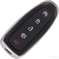 🔑 scitoo 5 buttons keyless entry remote key fob case for ford c-max, edge, explorer, escape; lincoln mkt, mks, mkx - 2011-2018 (1pc) logo