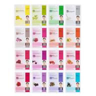 16-pack korean face mask collection: the ultimate supreme for every skin condition | dermal korea collagen essence full face facial masks логотип