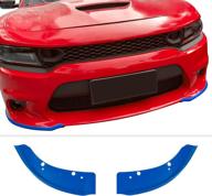 hoolcar front bumper lip splitter protector front shovel for 2015-2021 dodge charger srt логотип