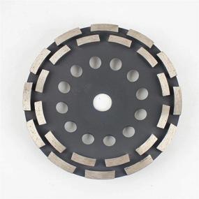 img 4 attached to Raizi Diamond Grinding Cup Wheel - Perfect For Stone And Concrete Grinding With 7 Inch/180Mm Disc For Angle Grinders