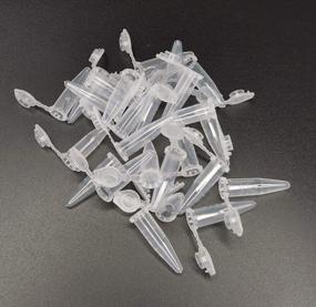 img 1 attached to Ясные пластиковые конические пробирки центрифуги с защелкивающимися крышками - 1000 пакетов для использования в лаборатории