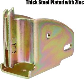 img 3 attached to Eapele E-Track Wood Beam End Socket Accessories: Zinc-Coated Steel, Compatible with 2x4 and 2x6; Enhance E-Track Cargo Area with Removable Load Lock Bars (4pcs)