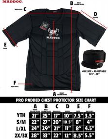 img 2 attached to Protect Yourself With Maddog Pro Padded Neck & Chest Protector Combo Pack