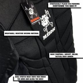 img 1 attached to Protect Yourself With Maddog Pro Padded Neck & Chest Protector Combo Pack