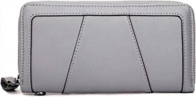 img 3 attached to Stay Safe And Organized With Earnda'S RFID-Blocking Women'S Wallet In Chic Grey