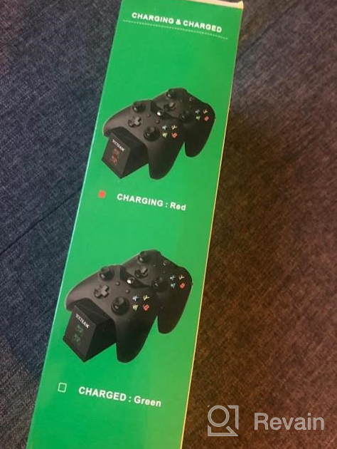 img 1 attached to Efficient Charging Station For Xbox One Controllers With 2 Rechargeable Batteries review by Matt Crawford