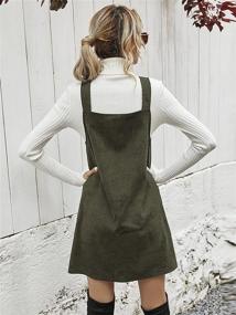 img 3 attached to Milumia Corduroy Overall Sleeveless Pinafore Women's Clothing ~ Jumpsuits, Rompers & Overalls