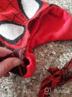 img 1 attached to 🕷️ Marvel Spider Man Pom Pom Mittens for Toddlers - Boys' Accessories review by Eric Jefferson