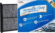 🍃 spearhead premium breathe easy cabin filter: extended life + activated carbon (be-811) - boost air quality & durability! логотип