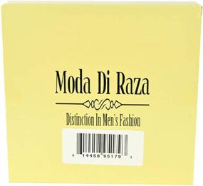 img 1 attached to Moda Raza Monogrammed Handkerchiefs Initial Men's Accessories good in Handkerchiefs