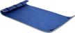 homcom 10' x 5' floating water mat, 3-layer swimming pool float ultimate super-sized portable foam raft, thick and durable water activities mat for lake, oceans, blue logo