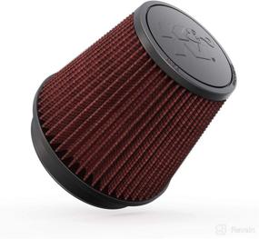 img 4 attached to K&amp;N Universal Clamp-On Air Intake Filter: Premium High Performance and Washable Replacement Air Filter - Flange Diameter: 5 Inches, Filter Height: 5.5 Inches, Flange Length: 1 Inch, Shape: Round Tapered, Model RU-5147