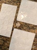 img 1 attached to Anti-Slip Glass Bumpers - 72 Medium Round Pads With Adhesive Backing For Cutting Boards, Laptops, And Sound Dampening - Clear Rubber, 20.6Mm Diameter review by Trey Crosland
