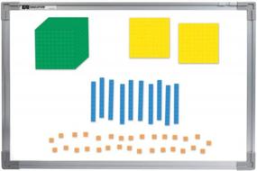 img 2 attached to EAI Education Jumbo Magnetic QuietShape Foam Base Ten: дифференцированный набор из 131 шт.