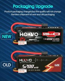 img 3 attached to HOOVO 2S 7.4V LiPo Battery 5200MAh 60C Hard Case RC Lipo Battery With TR Plug For RC Car Truck Boat Buggy Truggy(2 Pack)
