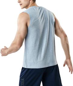 img 3 attached to TSLA Active Performance 3-Pack Men's Sleeveless Muscle Clothing