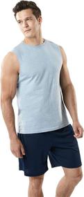 img 2 attached to TSLA Active Performance 3-Pack Men's Sleeveless Muscle Clothing