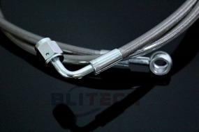 img 1 attached to Braided Clutch Cable Upgrade For 1993-1998 Supra: Compatible With Master To Slave Cylinder