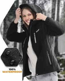 img 1 attached to Waterproof Women'S Hiking Jacket By Foxelli - Lightweight Rain Jacket For Outdoor Adventures