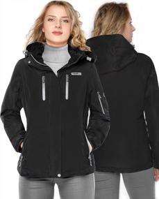 img 4 attached to Waterproof Women'S Hiking Jacket By Foxelli - Lightweight Rain Jacket For Outdoor Adventures