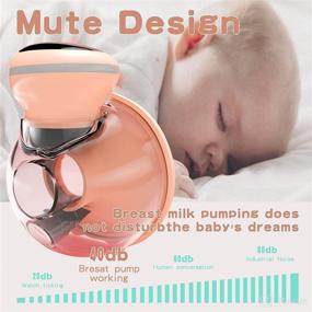 img 2 attached to Wearable Electric Breast Pump - Touchscreen LCD Display with Hands-Free Operation, 3 Modes &amp; 9 Levels, Rechargeable &amp; Spill-Proof Design, Low Noise &amp; Pain-Free Breast Pump (19/21/24 mm Flange)