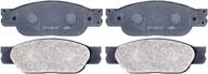 enhanced performance acdelco silver 14d805ch ceramic front disc brake pad set with included hardware логотип