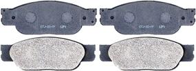 img 1 attached to Enhanced Performance ACDelco Silver 14D805CH Ceramic Front Disc Brake Pad Set with Included Hardware