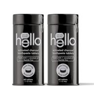 🌟 hello activated charcoal whitening toothpaste: naturally brighten your smile! логотип