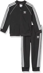 img 3 attached to Adidas Originals Unisex Baby Tracksuit Black Apparel & Accessories Baby Boys ... Clothing