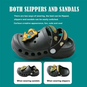 img 2 attached to Toddler Non Slip Slippers Lightweight Numeric_8 Boys' Shoes - Sandals