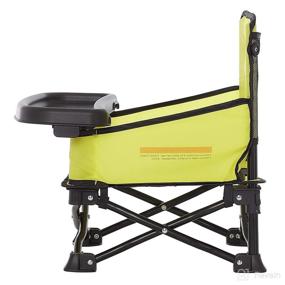 img 1 attached to 🪑 Dream On Me Sit ‘N Play Booster Chair: Portable Indoor/Outdoor Use, Compact Fold, Lightweight, Safety Harness, Travel High Chair