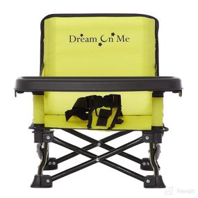 img 3 attached to 🪑 Dream On Me Sit ‘N Play Booster Chair: Portable Indoor/Outdoor Use, Compact Fold, Lightweight, Safety Harness, Travel High Chair