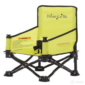 img 2 attached to 🪑 Dream On Me Sit ‘N Play Booster Chair: Portable Indoor/Outdoor Use, Compact Fold, Lightweight, Safety Harness, Travel High Chair