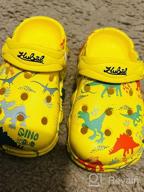 img 1 attached to Dinosaur Cartoon Sandals Toddler Numeric_10 Boys' Shoes review by Jeff Ross