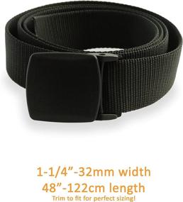 img 2 attached to 🌲 Thomas Bates Outdoor Metal-Free Belts: Breathable Men's Accessories for Active Adventures