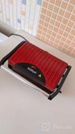 img 2 attached to Sandwich maker Kitfort KT-1609 Panini Maker, red review by Edyta Danilczuk ᠌