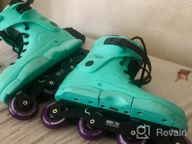 img 1 attached to 🛼 Enhance Your Skating Experience with Rollerex VXT500 Inline Skate Wheels (8-Pack) - Available in Various Sizes and Colors for Indoor and Outdoor Use as a Perfect Roller Blade Wheel Replacement review by Nick Walker