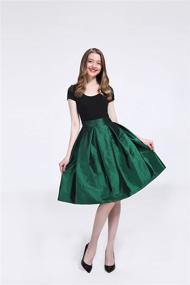 img 2 attached to 👗 Womens Pockets Stretchy Pleated Skirts: Irenwedding's Stylish Clothing for Women