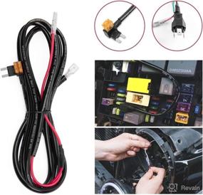 img 3 attached to 🔌 DRL Wiring Harness 7" LED Headlight Conversion Cable for Jeep Wrangler JK TJ, Trucks & Motorcycles