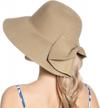 stay stylish and protected: women's upf 50 bowknot straw sun hat for summer beach days! logo
