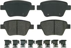 img 4 attached to 🔥 Wagner QuickStop ZD1456 Ceramic Brake Pads Set